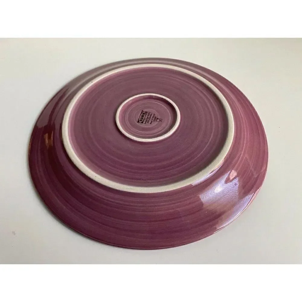 IKEA PLUM PURPLE EGGPLANT Dinner PLATE 9” Dinning Ceramic Pottery‎ Glazed Rare